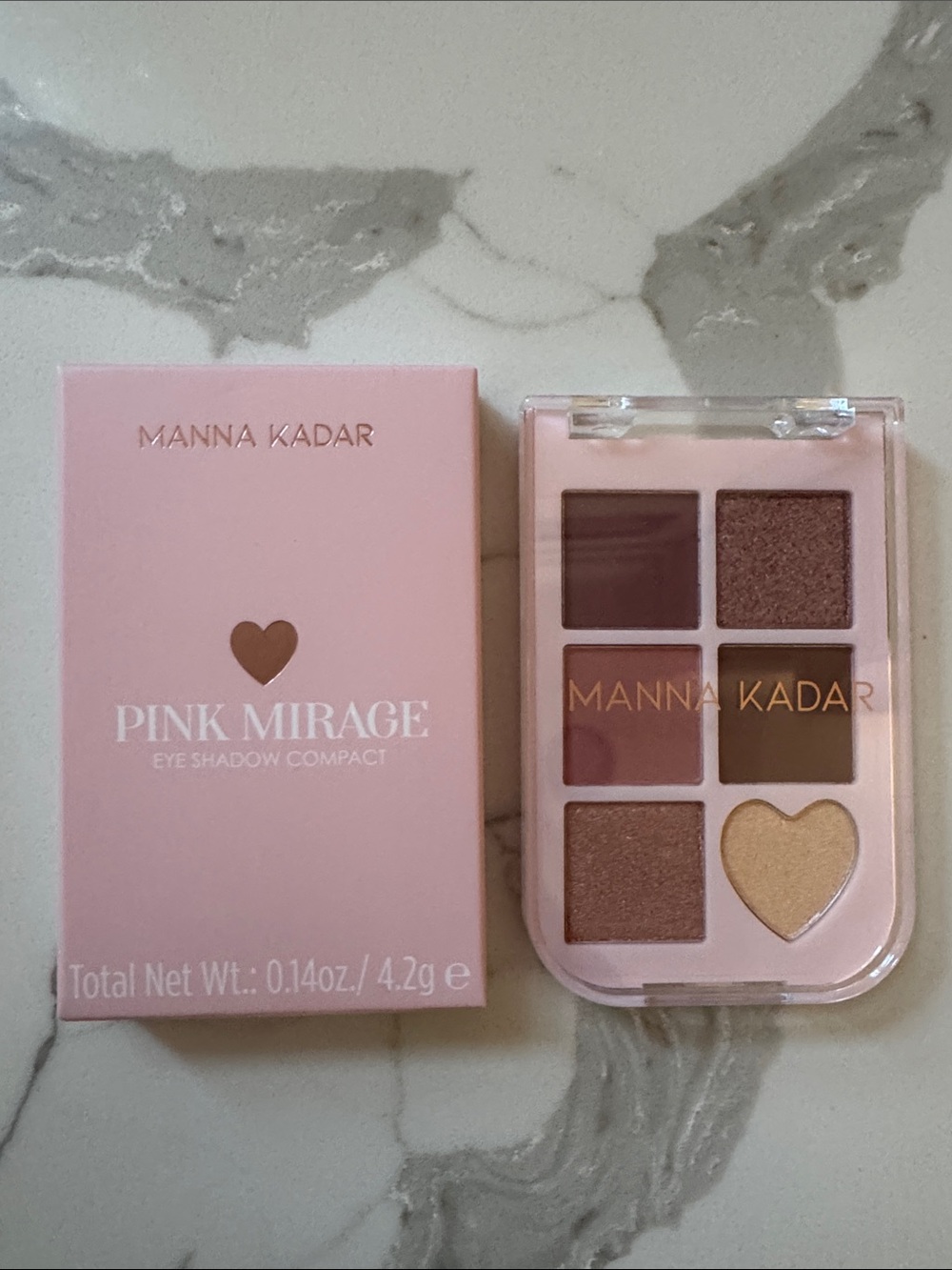 🌸5/$25🌸 Manna Kadar pink mirage eyeshadow compact